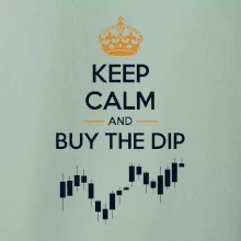 Keep Calm and Buy the Dip - koruna  a graf
