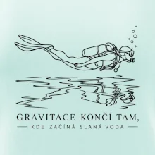 Gravitace končí ve slané vodě