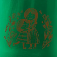 Matka a dcera v objetí