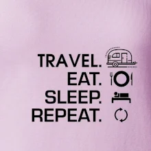 Eat sleep travel - Malý přívěs