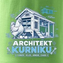 Architekt kurníku technický výkres