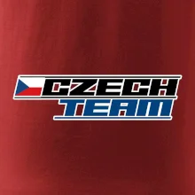 Czech team s vlajkou - Mistrovství světa v ledním hokeji 2025
