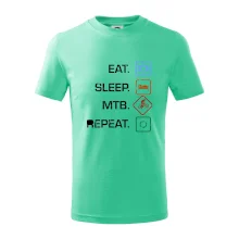 Eat sleep MTB repeat