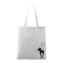 Zamilovaná kočka zezadu