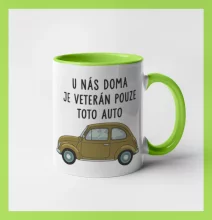 U nás doma je veterán pouze toto auto zelené