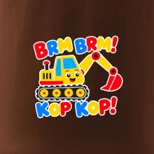 Dětský bagr brm brm kop kop
