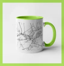 Mapy měst černobílé Turnov