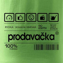 Čárový kód - Prodavačka