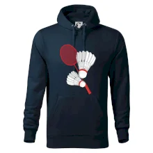 Badminton - pálka a košík