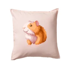 Morče - kreslené, bílo oranžové