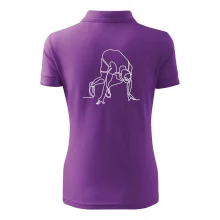 Běžec na startu jedním tahem