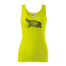 Tužkou kreslená želva