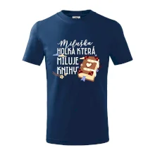 Kniha - Holka, která miluje knihy -  Vaše jméno