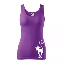 Zamilovaná kočka zezadu