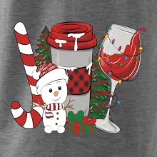 Vánoce, víno a sněhulák