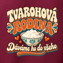 Tvarohová rodina dává tvaroh do všeho