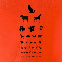 Oční test zvířatka