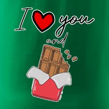 I love you and chocolate