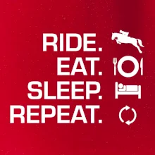 Ride Eat Sleep Repeat koně