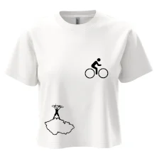 Mapa ČR + kolo na prsu