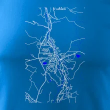 Vrchlabí - Mapa s vodními toky