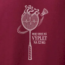 Badminton srdce s výpletem