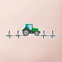 Traktor barevný ekg