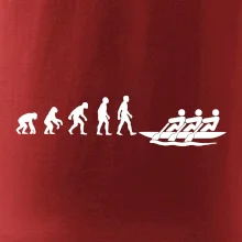 Evoluce veslování 3 lidi