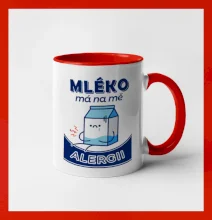 Mléko má na mě alergii