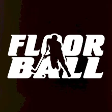 Floorball nápis rovný
