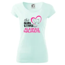 This Girl Loves her Alaskan Malamute