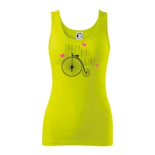 Crazy bike girl
