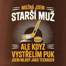 Možná jsem starší muž,  ale kdyz vystrelim puk