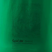 Špičák - vrstevnice v obdélníku