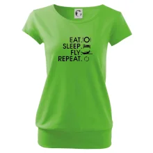 Eat sleep fly repeat