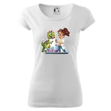 Chemik a dinosaurus - Holka