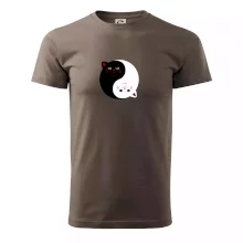 Kočky jin jang barevné