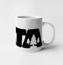 Táta nápis - houbař