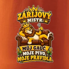 Záříjový mistr -  můj gauč, moje pivo, moje pravidla
