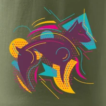 Pes abstrakce hubený