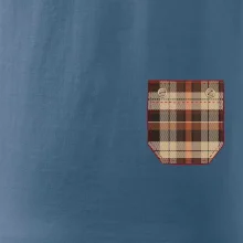 Flanelové triko hnědé