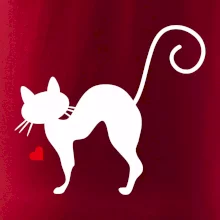 Zamilovaná kočka prohnutá