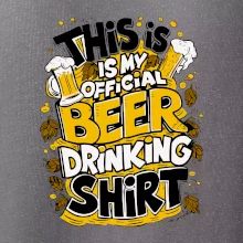 This Is My Official Drinking Shirt - chmel