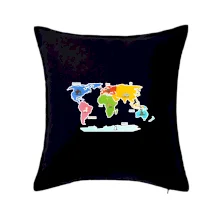 Světové kontinenty s názvy a zvířátky