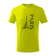 Paris nápis Eiffelovka na výšku