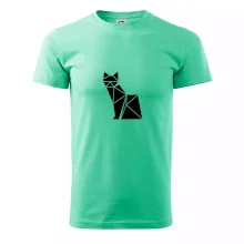 Origami kočka z boku