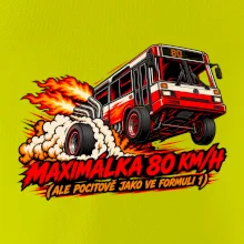 Maximálka 80 km h jako ve formuli 1