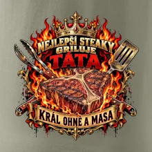 Nejlepší steaky griluje táta Král ohně a masa
