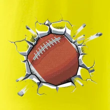 Americký fotbal míč v triku