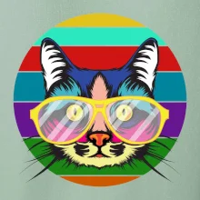 Kočka při barevném západu